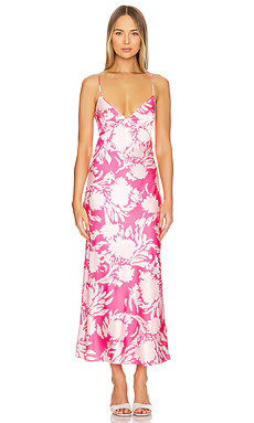 Bardot Malinda Slip Dress in Pink Abstract from Revolve.com | Revolve Clothing (Global)