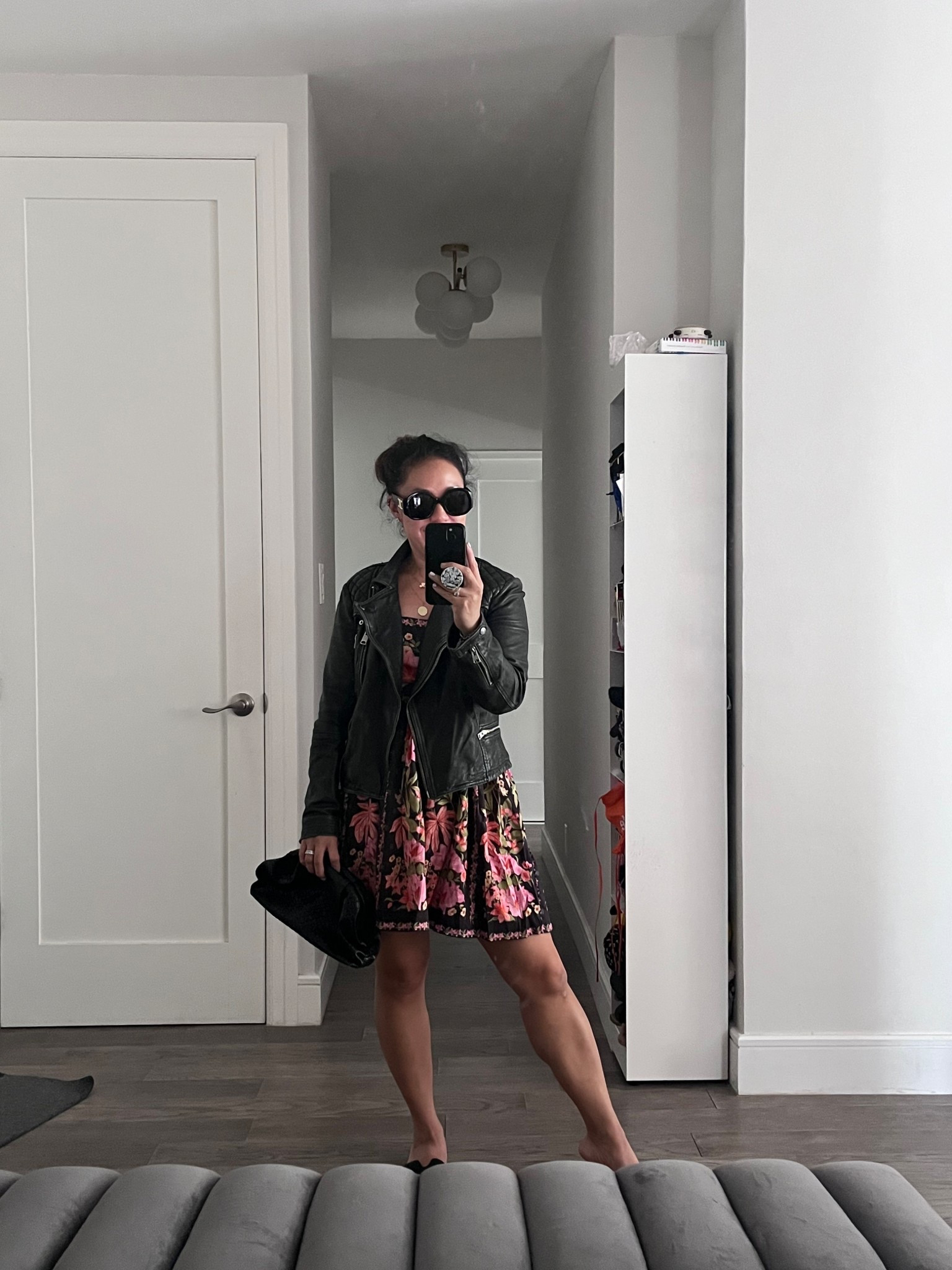 Closet staple. Leather jacket. Invest in a good one and you never have to buy one again. Goes with everything. Great layering piece. Adds style to any outfit.

#LTKdayinmylife #LTKmomlife #LTKootd