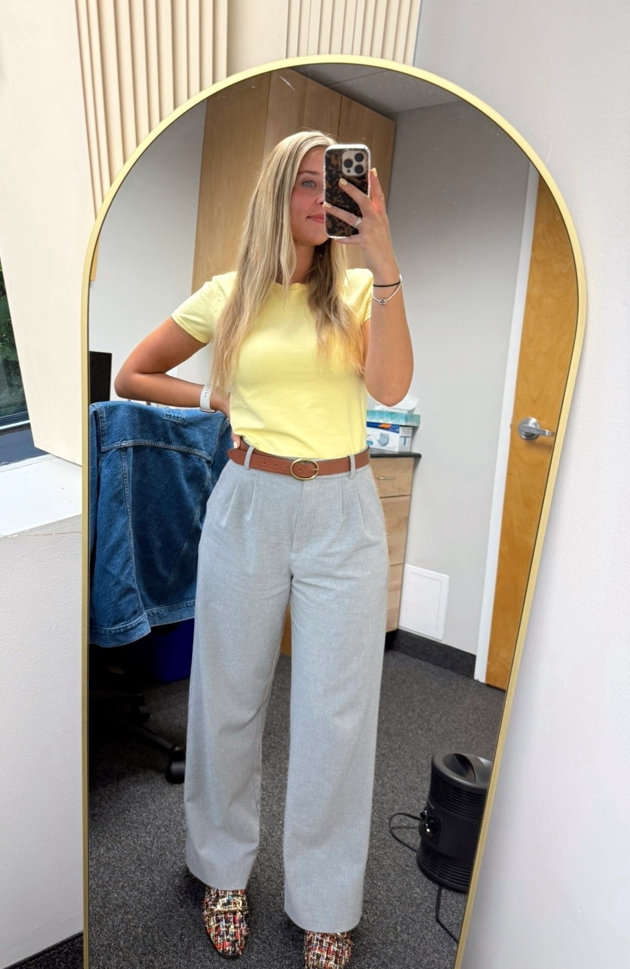 Work outfit 🌻

#workoutfit #workpants #springoutfit #summeroutfit #amazon #abercrombie #phonecase #belt

#LTKWorkwear #LTKFindsUnder50 #LTKSeasonal