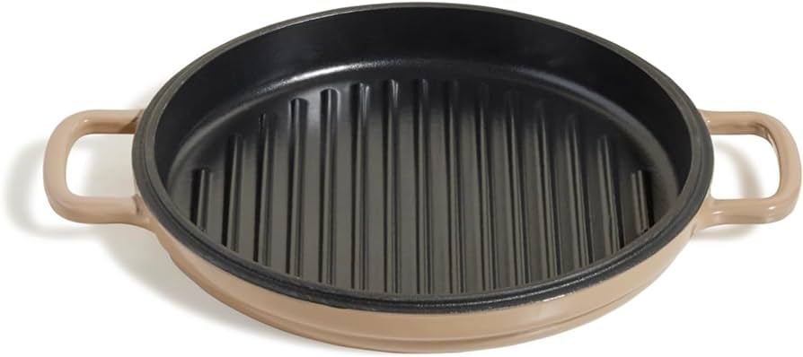 Our Place Cast Iron Hot Grill | Toxin-Free, 10.5" Round, Enameled Cast Iron Grill Pan | Indoor Se... | Amazon (US)