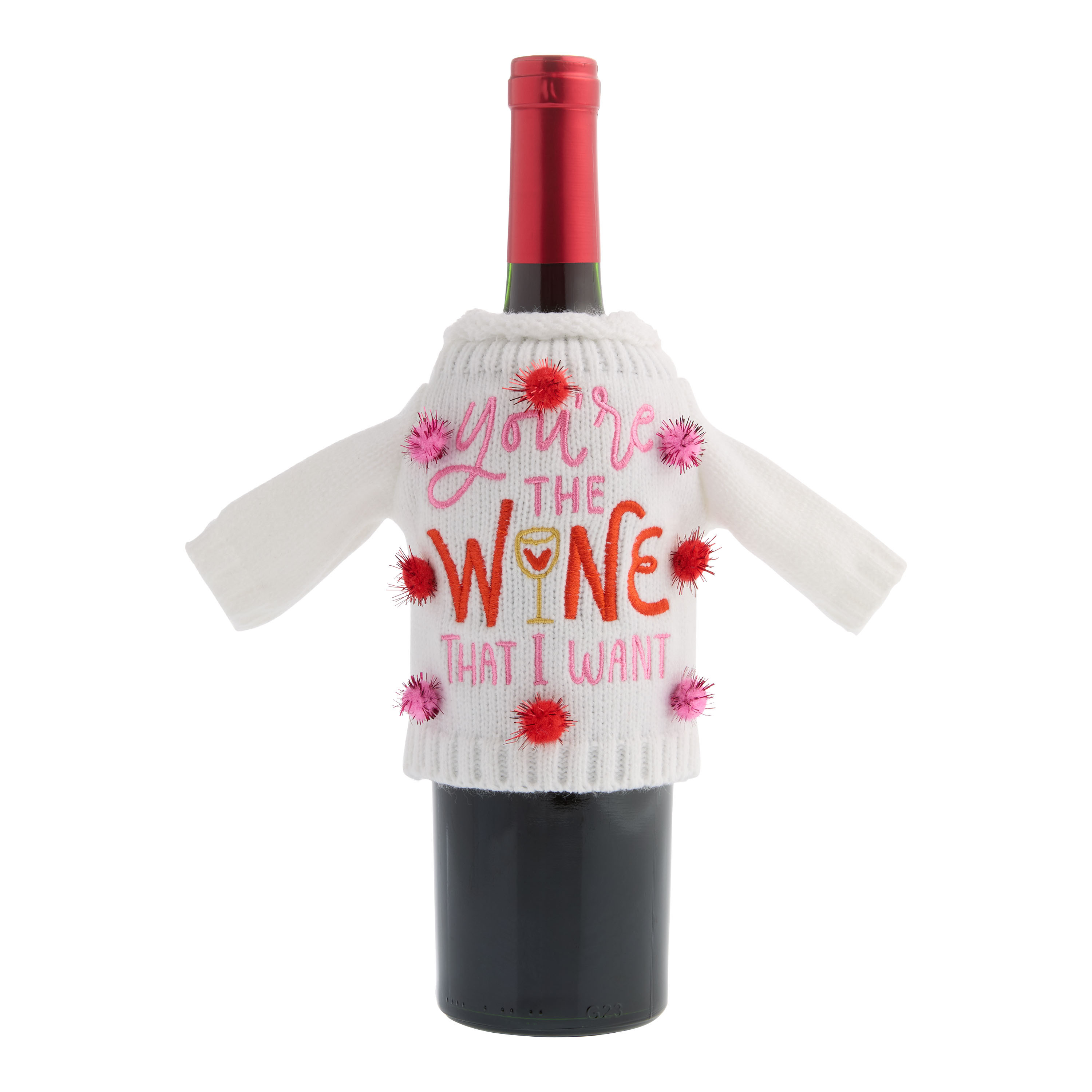 Valentine's Day Knit Sweater Bottle Outfit | World Market