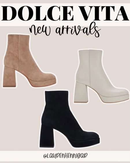 THE PERFECT BOOTIE FOR FALL!!! black booties, white booties, nude booties, suede shoes, fall fashion, dolce vita booties

#LTKshoecrush #LTKSeasonal #LTKstyletip
