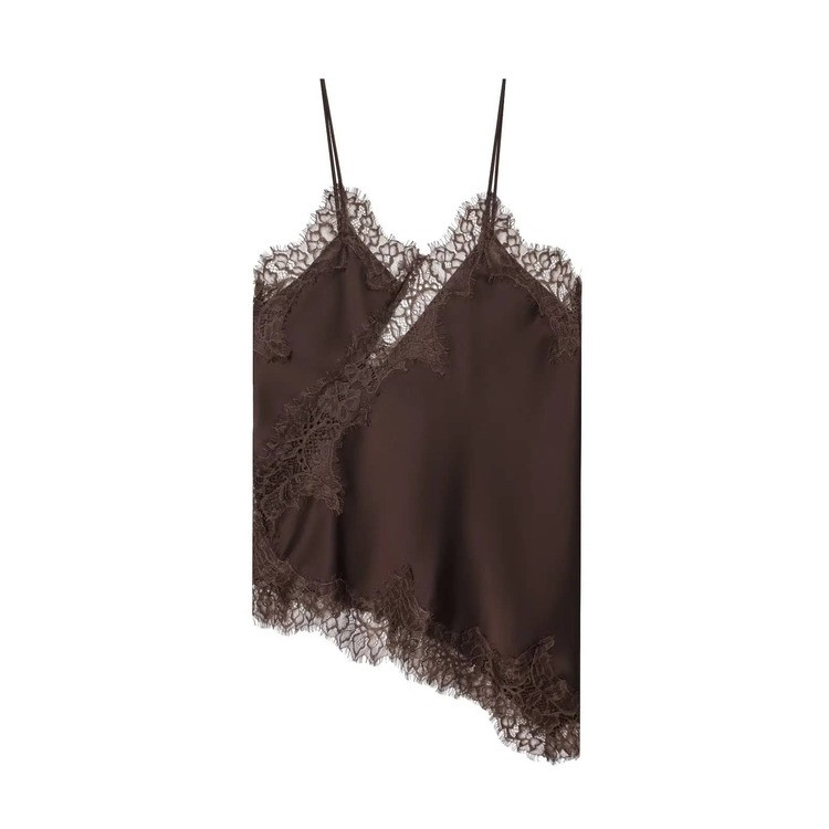 Seelio New Women's Fashion European And American Style Lace Decor Sexy Lingerie-Style Top | SHEIN