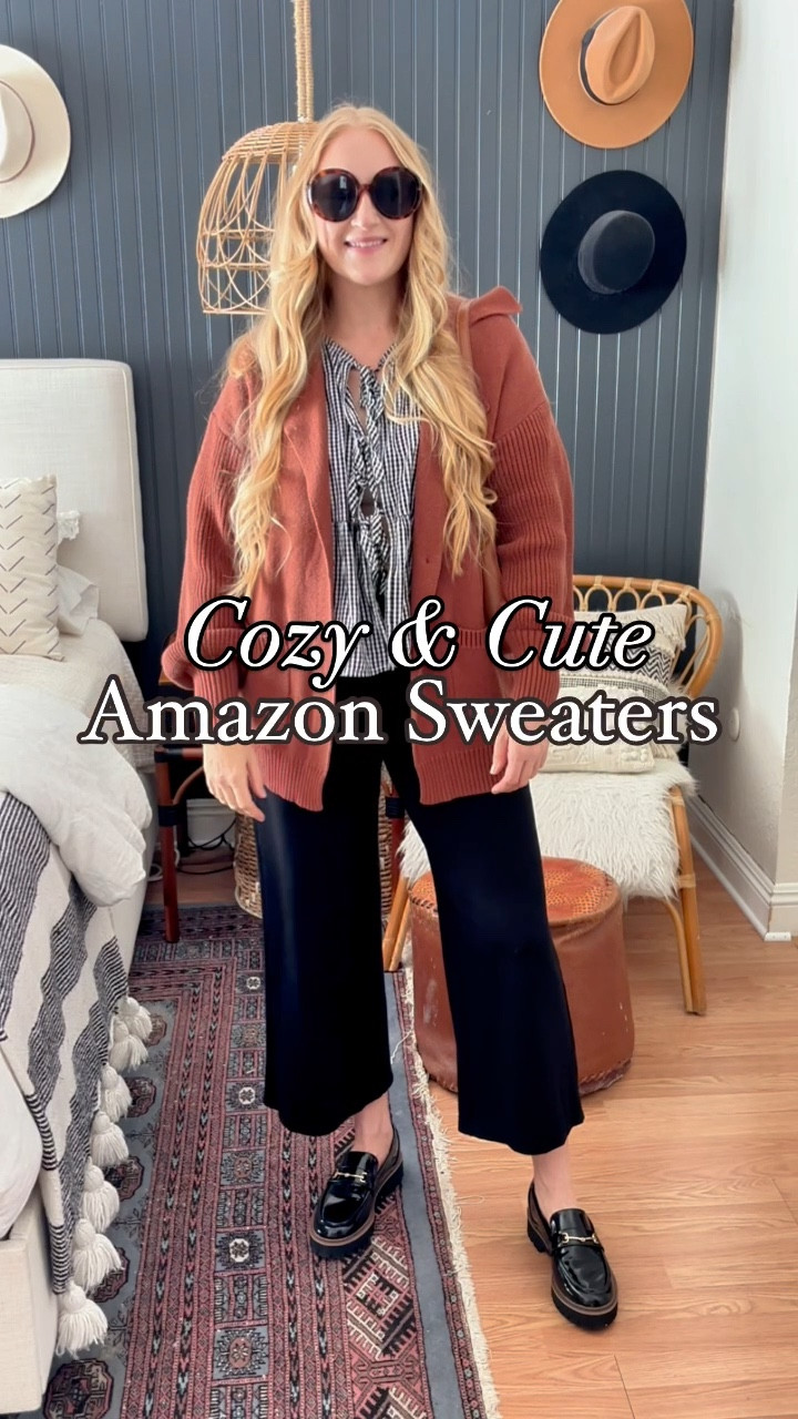 Sweater haul from Amazon 🍂 love these cozy and cute finds from the perfect fall cardigan to ruffle edge turtlenecks that are perfect for layering, to the coziest fleece zip up! 

Wearing L in turtlenecks and M in cardigan and sweatshirt at 150 lbs and 5’7” for reference ✨

Sweater looks, fall fashion inspo, fall style inspo, fall style, fall looks, elevated casual, fall sweaters, Amazon sweaters, affordable sweaters, office wear, office looks, casual looks, layering tops, turtlenecks, Amazon fall style 

#LTKStyleTip #LTKSeasonal #LTKWorkwear