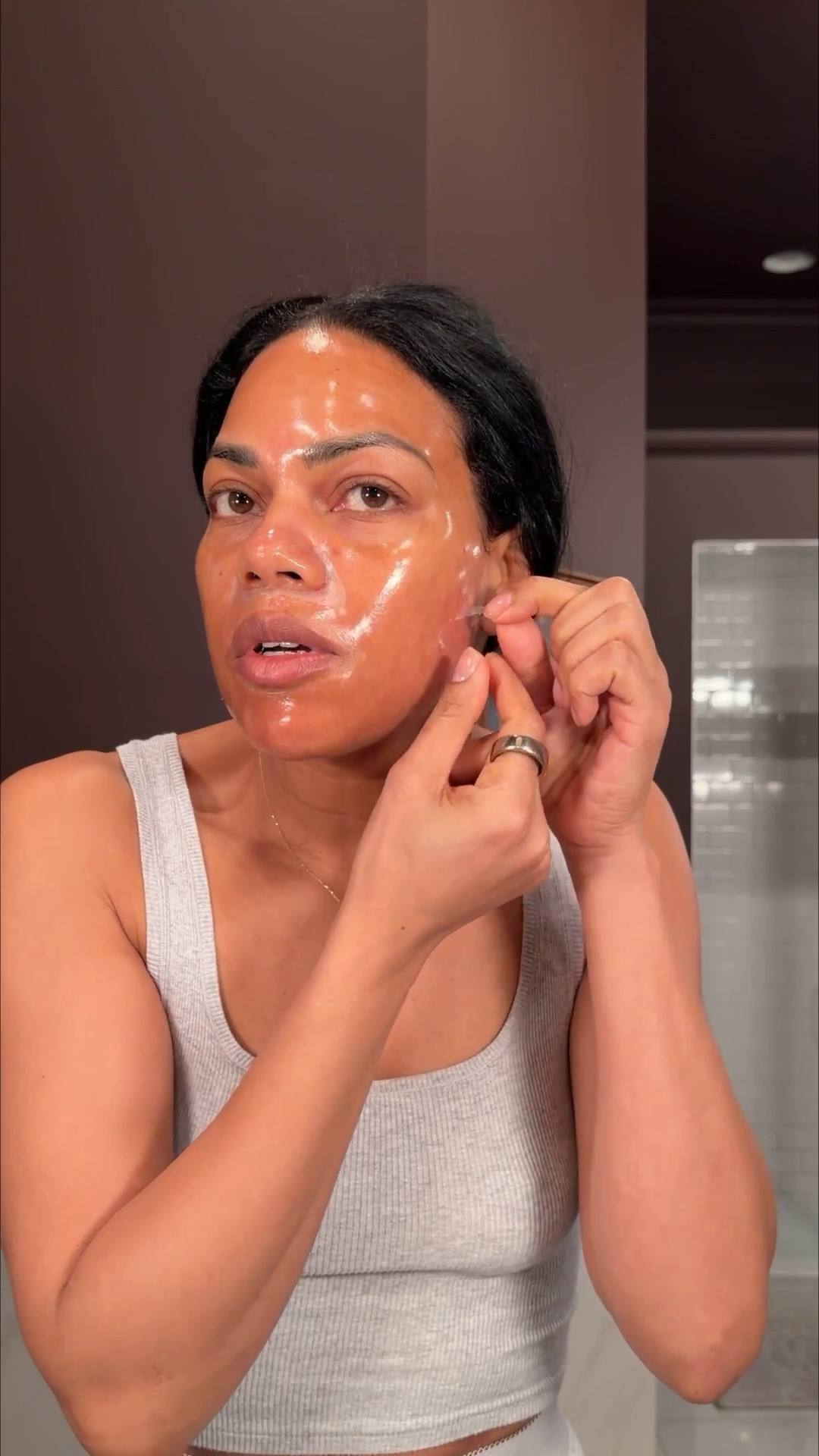 I’m addicted to this mask I am sorry to report 😂 side sleeper approved and just make sure you put a thick layer and let it dry before drifting to sleep. Put it on over your night skincare and wake up with glass skin 😍

#LTKBeauty #LTKgrwm #LTKmorningroutine