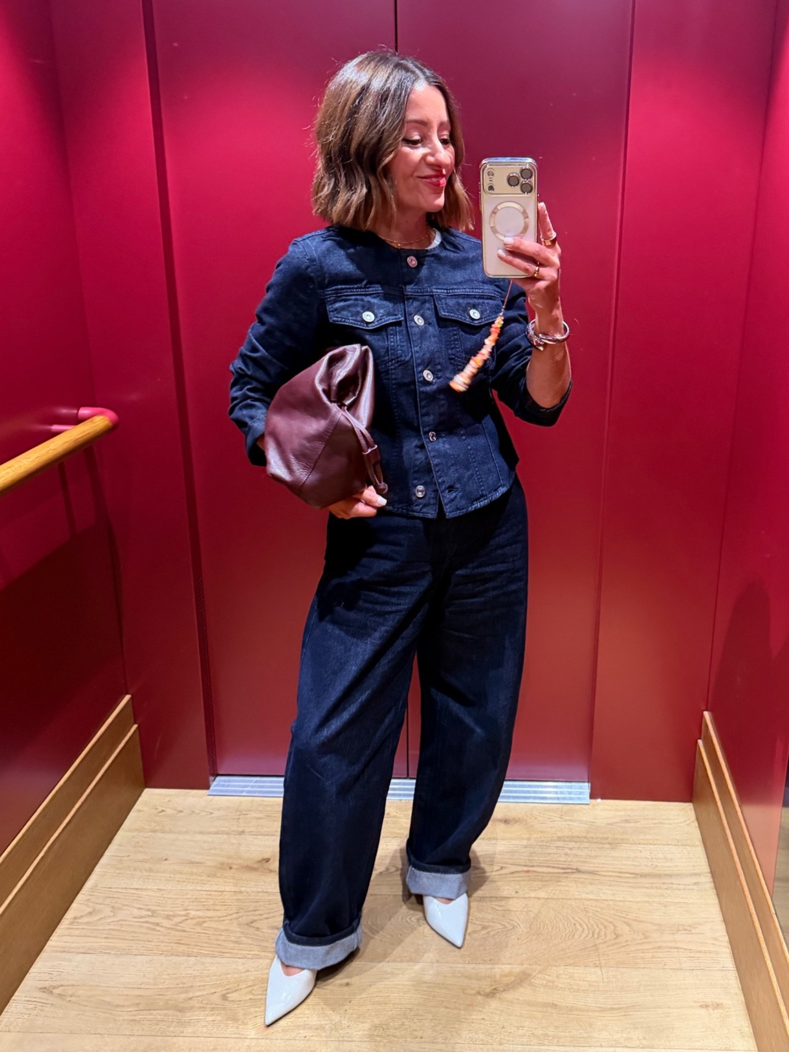 Double denim suit! Loved this one today - I’m in the 8 in both the jacket and jeans. I’m 5ft 1 and cuffed the jeans. I’m wearing wedge heels which I’ve walked 9k steps in today, very comfy!

#LTKuk #LTKFashionMonth #LTKautumn