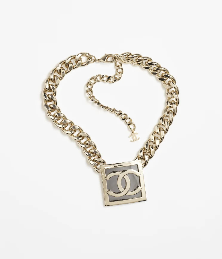 Necklace - Metal, gold & ruthenium — Fashion | CHANEL | Chanel, Inc. (US)