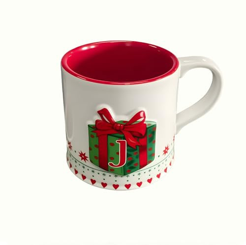 Christmas Ceramics Mug, 21OZ Christmas Gift Pattern Coffee Cup, Holiday Coffee, Tea, Cocoa Mugs, Dishwasher and Microwave Safe | Amazon (US)
