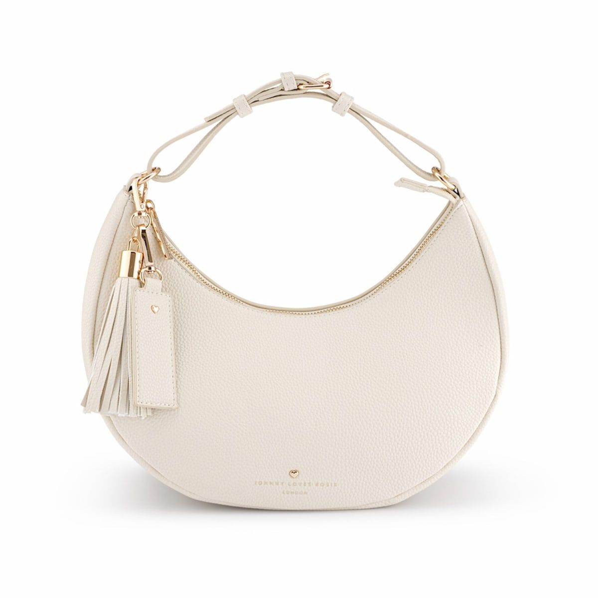 Rudy Midi Half Moon Bag - Ecru | Wolf & Badger (US)