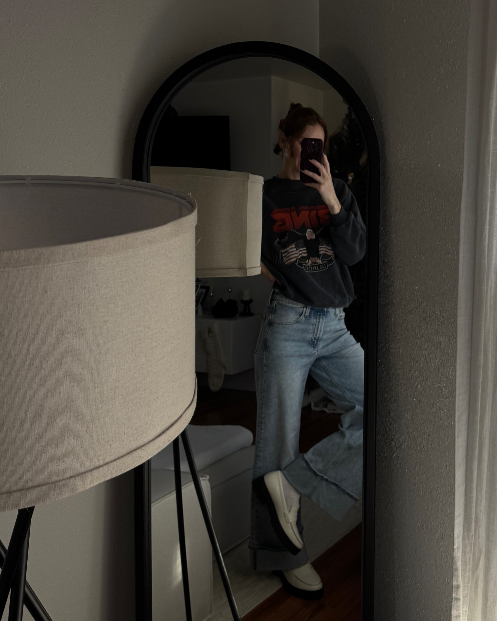 denim, sweatshirt, loafers 



#LTKmomlife #LTKootd #LTKdayinmylife