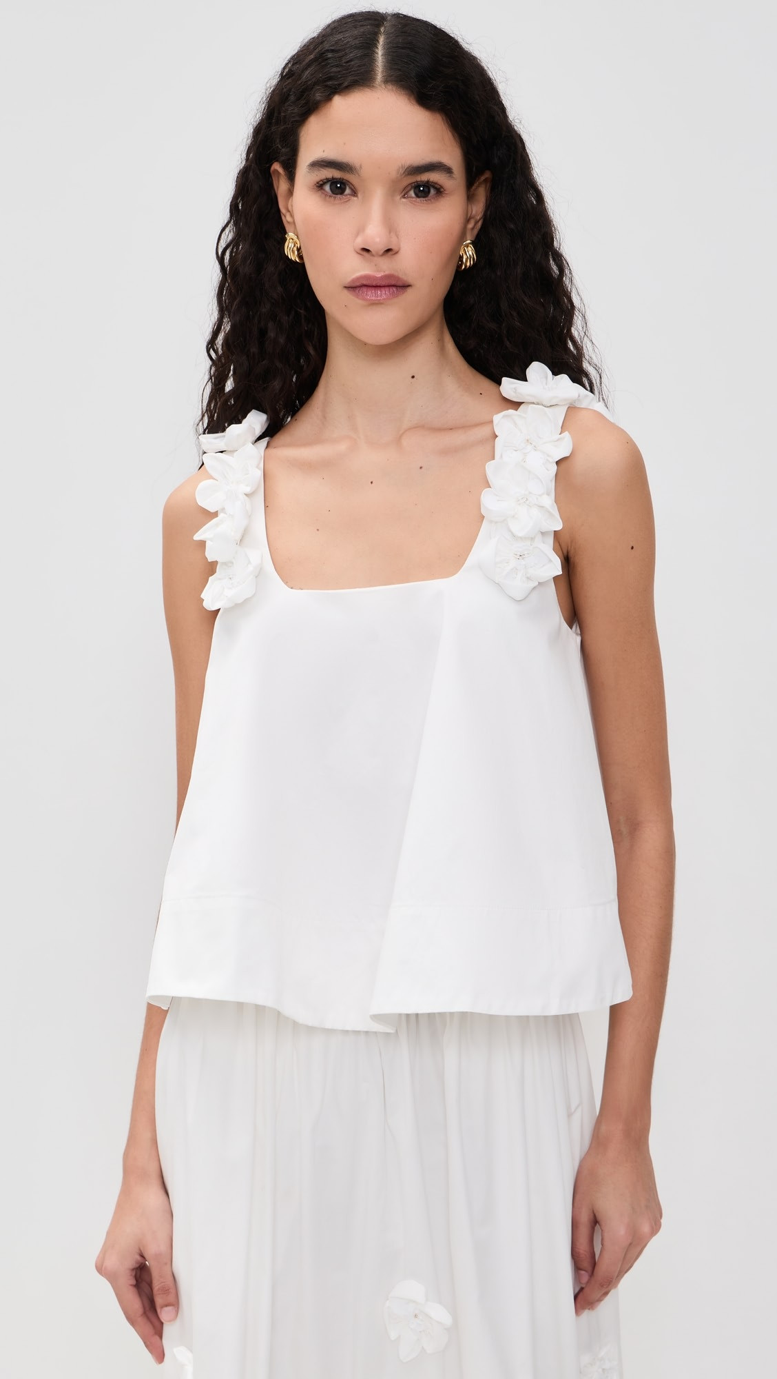 3D Flower Sleeveless Top | Shopbop