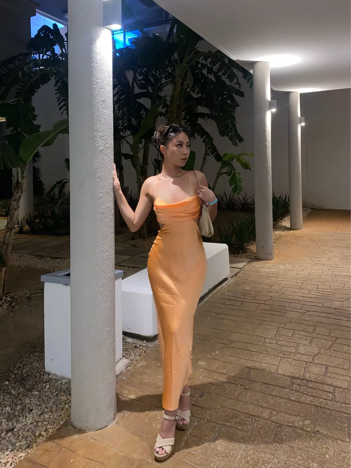 Giselle Midi Dress Orange curated on LTK