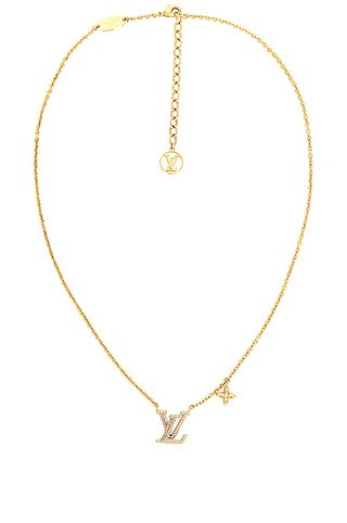 Louis Vuitton Collier Necklace in Metallic Gold | FWRD 