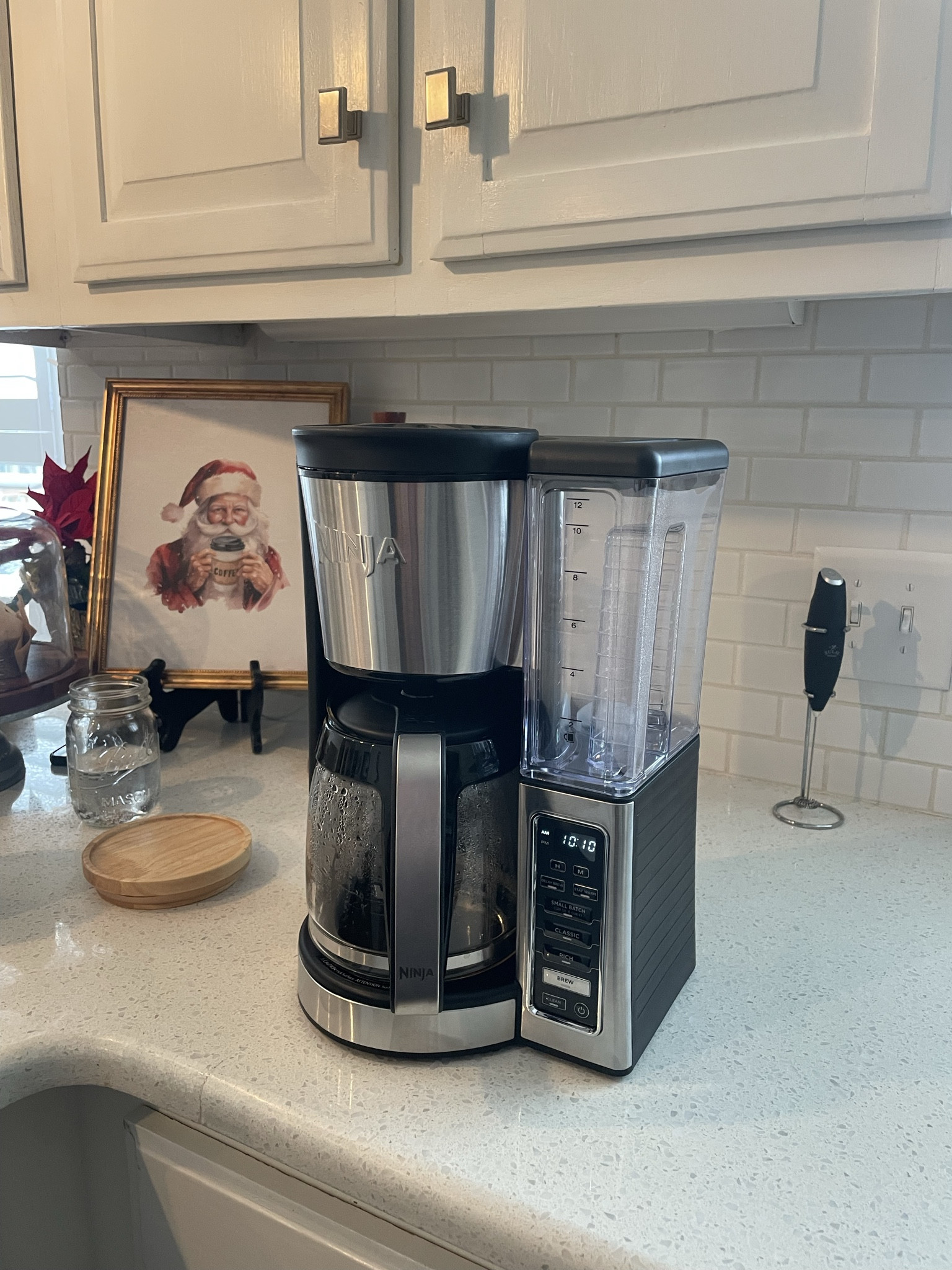 Coffee maker I actually use every single day ☕️

If you’re looking for a no-fuss coffee maker that just works, this is it. I’ve been using the Ninja 12-Cup Programmable Coffee Brewer and it’s perfect for busy mornings, slow weekends, and everything in between.

✔️ Classic or rich brew (because mood matters)
✔️ Small batch or full pot
✔️ Programmable so coffee is ready when you wake up
✔️ Easy to clean + doesn’t take over the counter

Nothing fancy, no pods, no drama—just really good coffee. Linked here if you’re in the market for a solid, affordable coffee maker 

#LTKmomlife #LTKmorningroutine #LTKHome