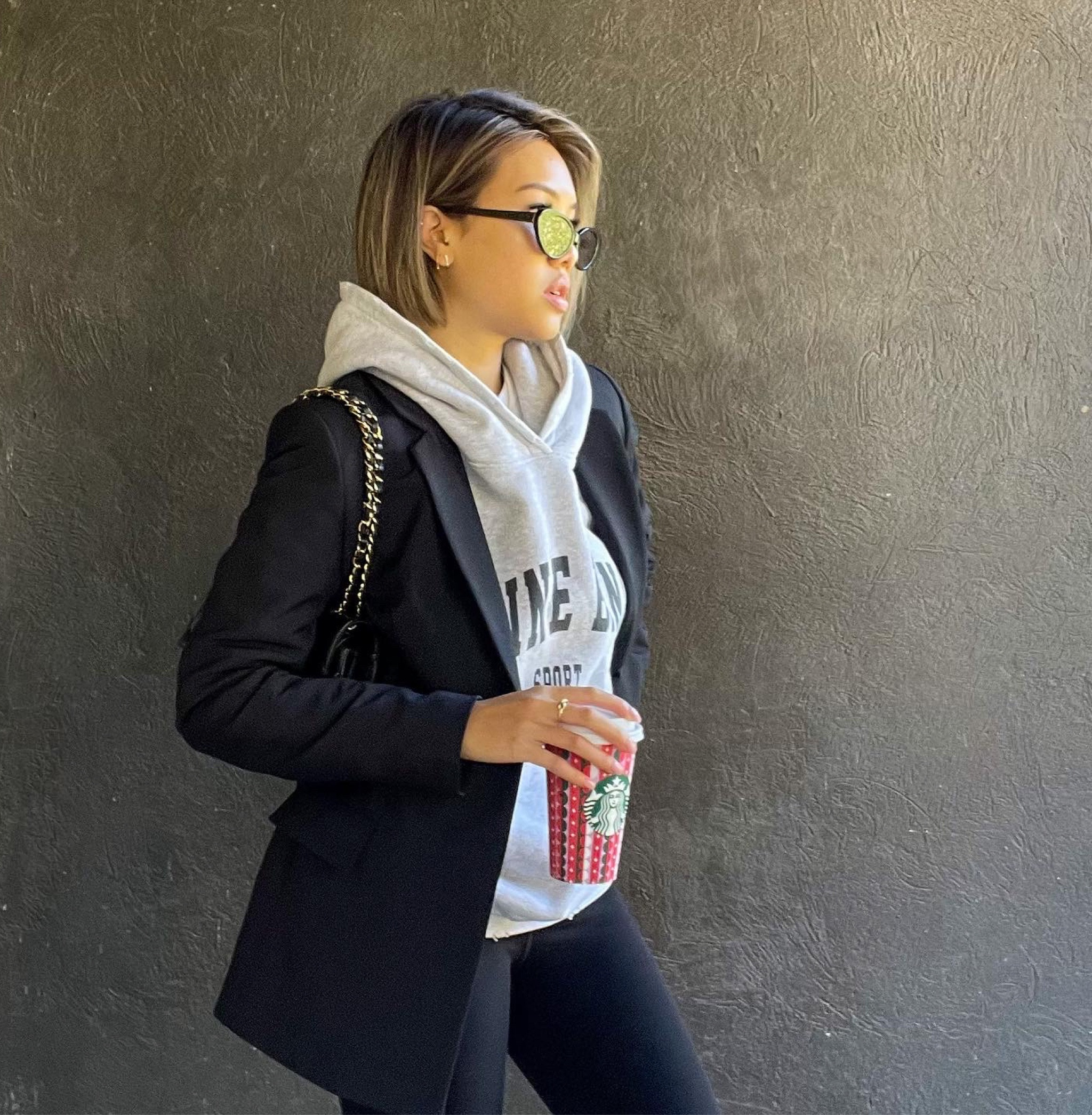 LA to NYC Vibes. Tres chic! Wearing size small in the hoodie, jacket and pants  #LTKfit 

#LTKworkwear #LTKstyletip