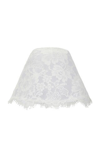 Rowen Rose Cloche Hat in White | FWRD 