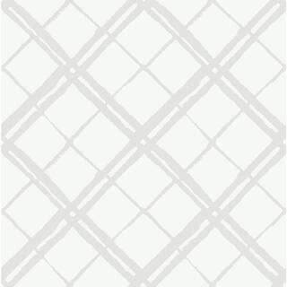 Grey Espalier Peel & Stick Vinyl Wallpaper | The Home Depot