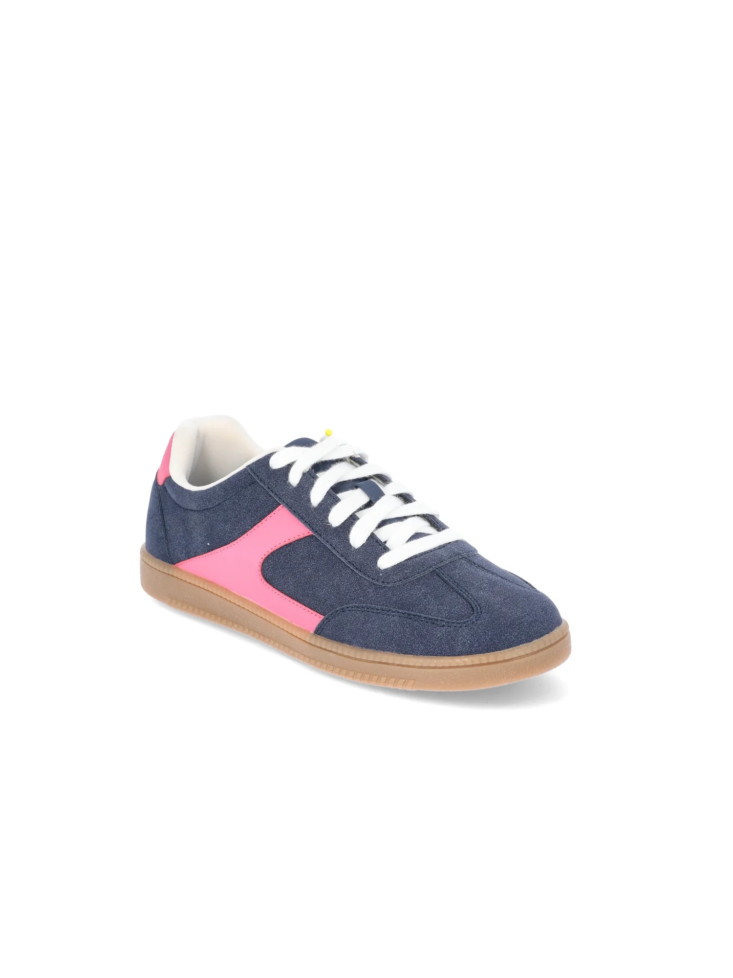 No Boundaries Women's Lace Up Sporty Sneakers, Wide Width Available | Walmart (US)