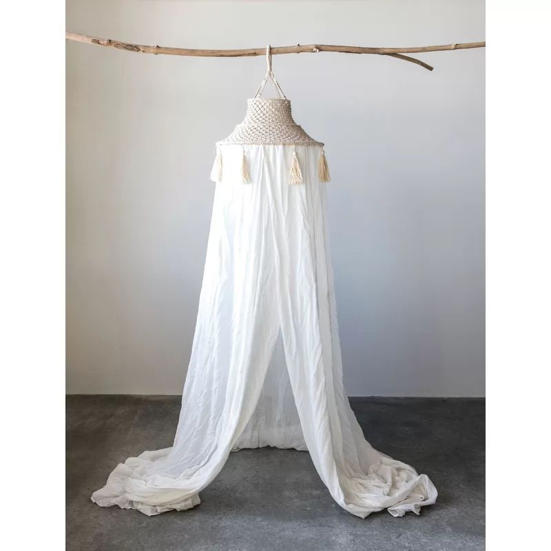 Chasteen 100% Cotton Bed Canopy | Wayfair North America
