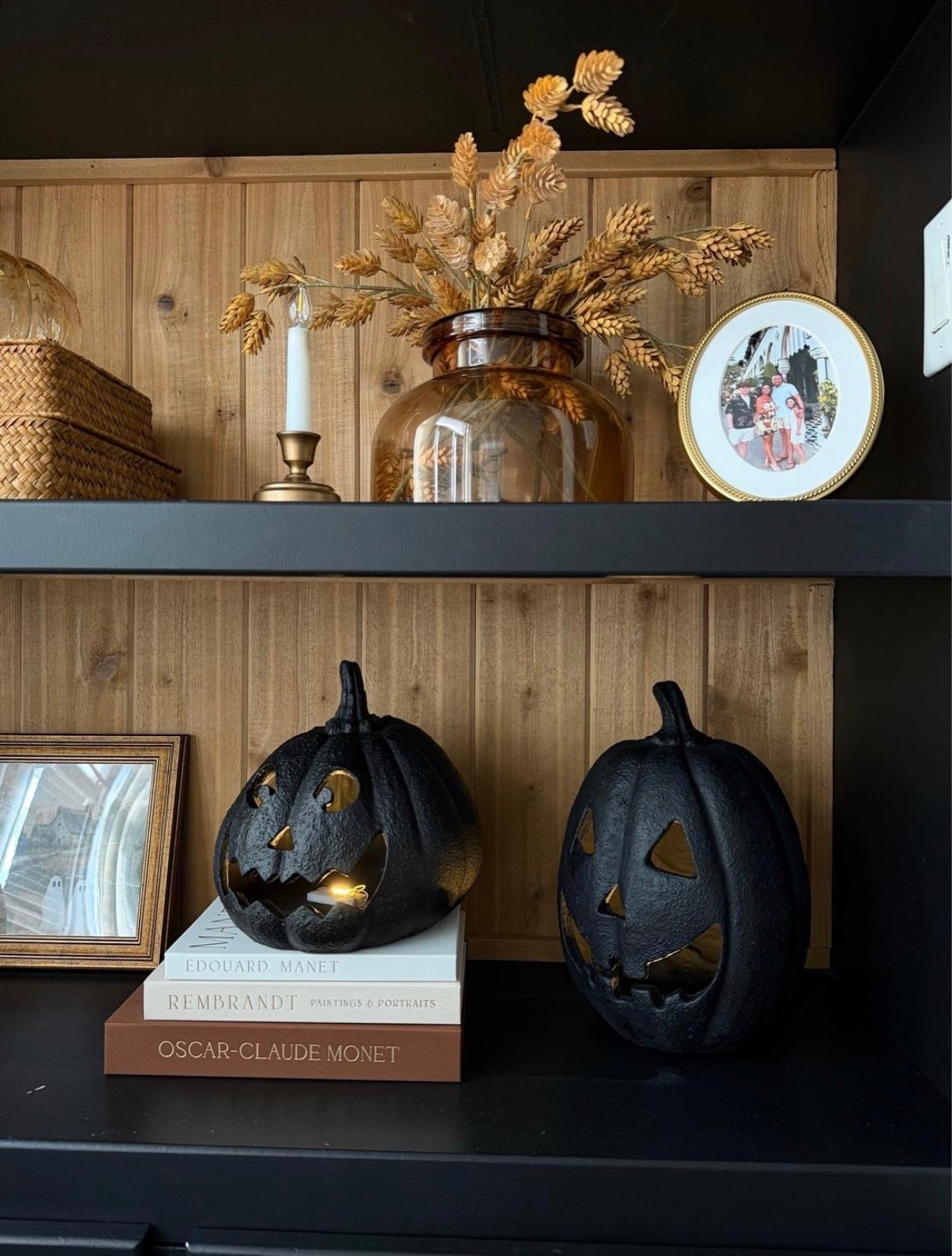 Black Jack o lanterns! So cute to style a shelf 🎃

#LTKdayinmylife #LTKSeasonal #LTKHome