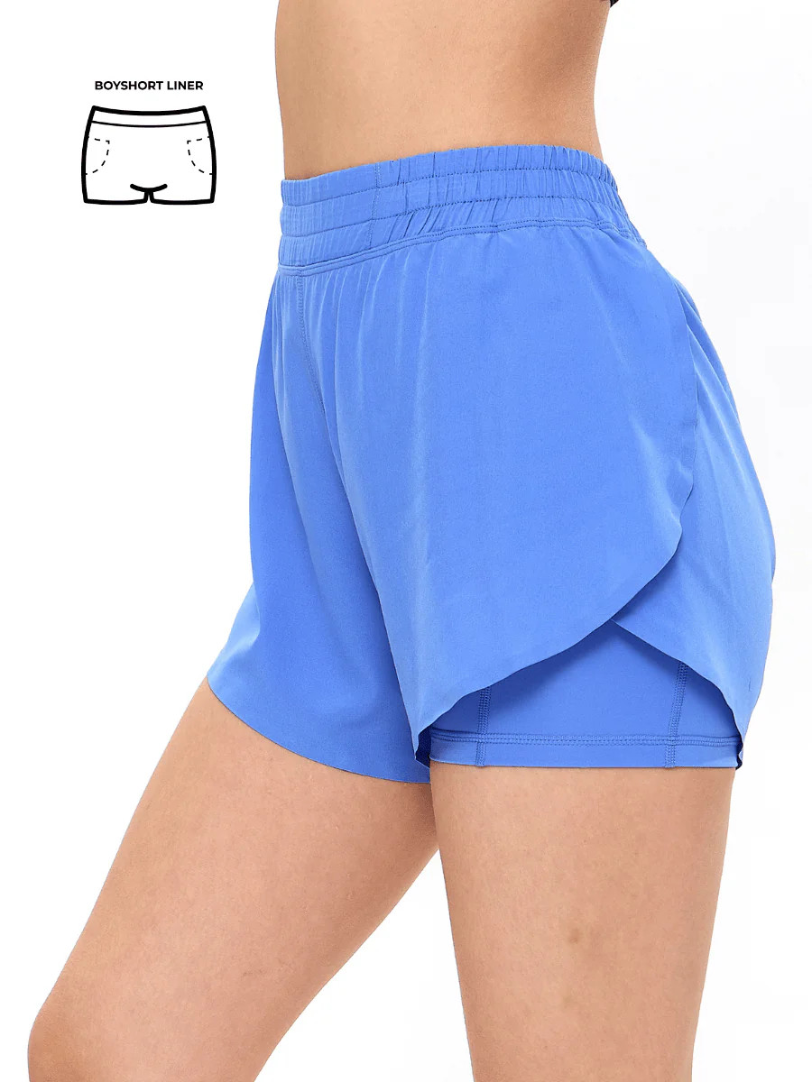 Flirty Flo Short Boyshort - Azul | Buffbunny Collection