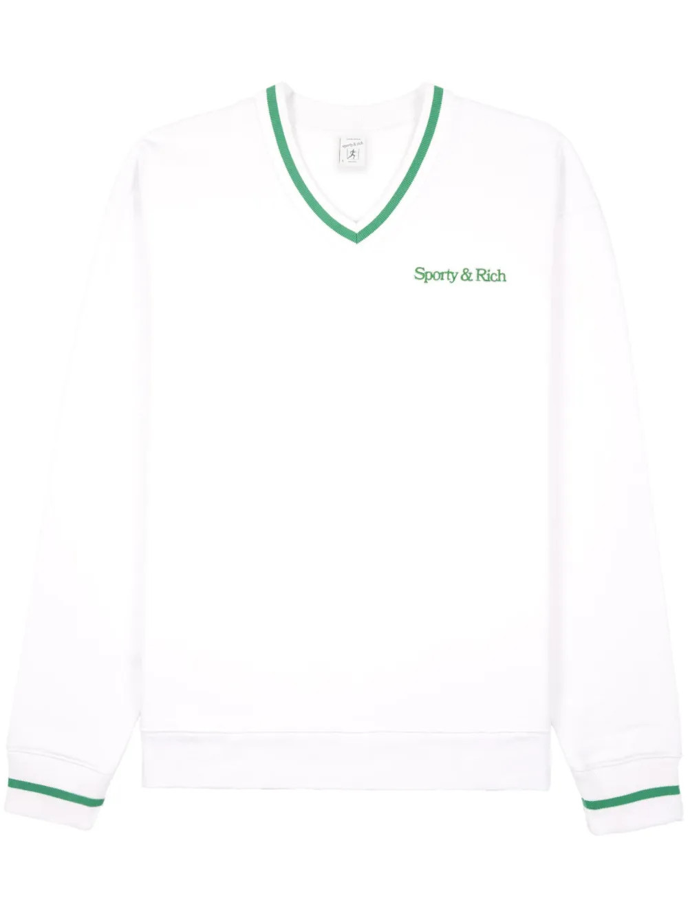 sweat en coton à logo brodé | Farfetch Global