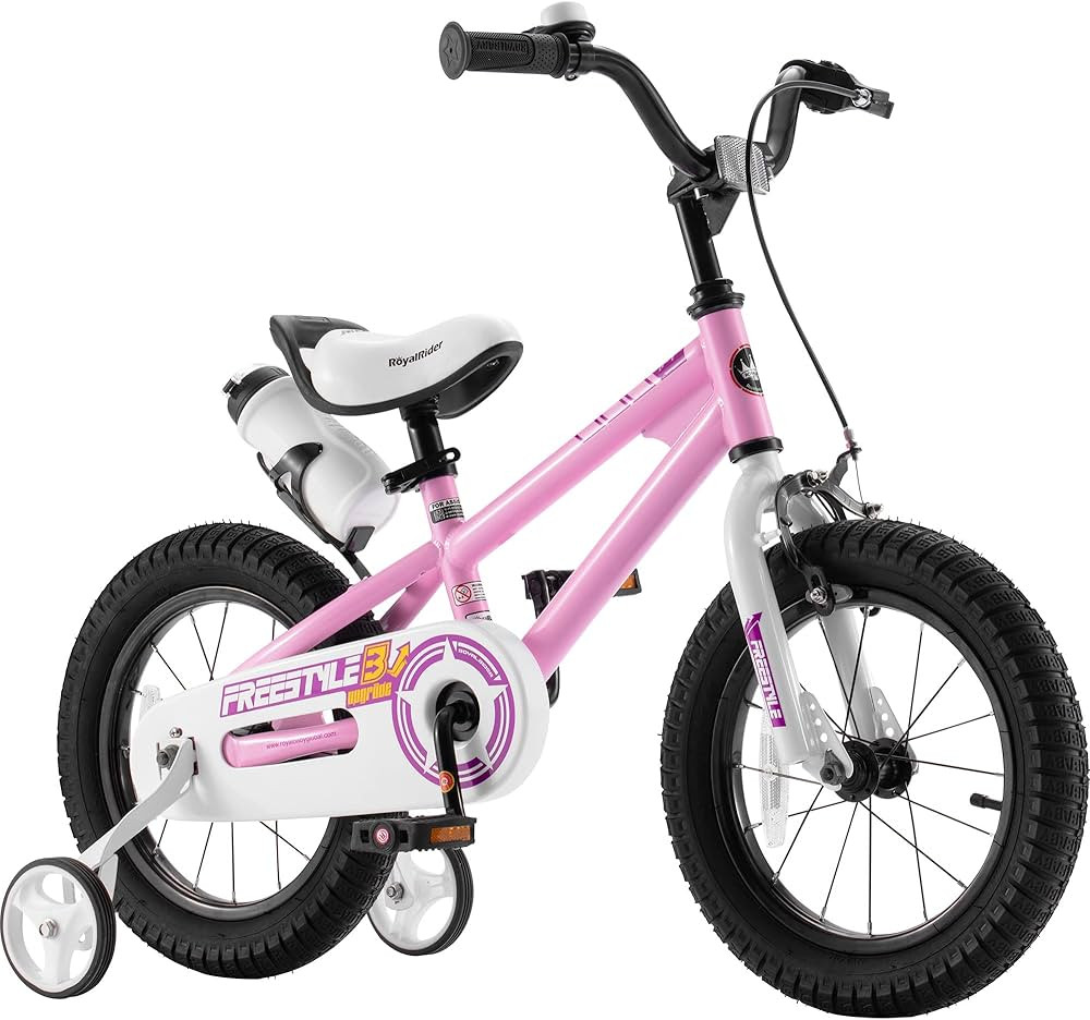 Royalbaby Freestyle Kids Bike 12 14 16 18 Inch Bicycle for Boys Girls Ages 3-9 Years, Multiple Co... | Amazon (US)