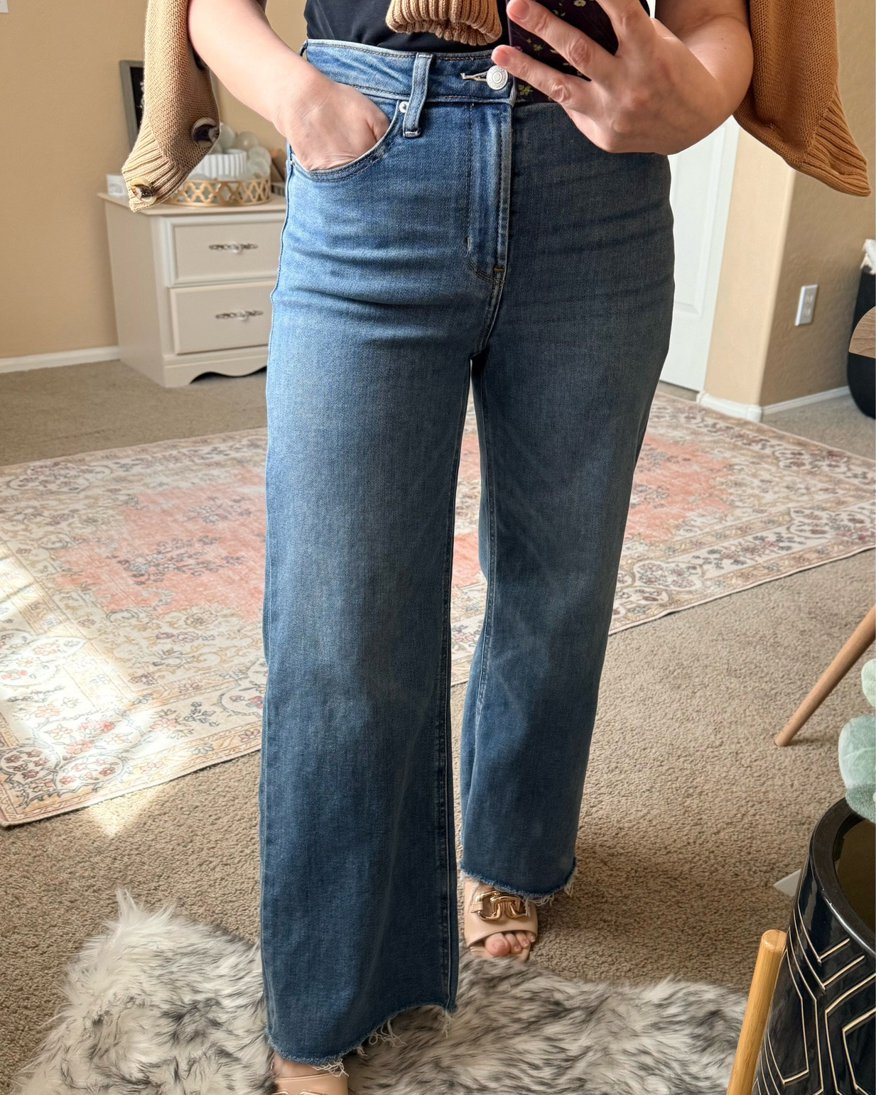 Quince has the perfect $50 jeans. They’re made from organic cotton, making them incredibly soft and comfortable. I got the wide-leg style, and they fit perfectly. I can’t wait to purchase more. 

#quince #jeans #falldenim 
wide leg jeans

#LTKOver40 #LTKSeasonal #LTKPetite