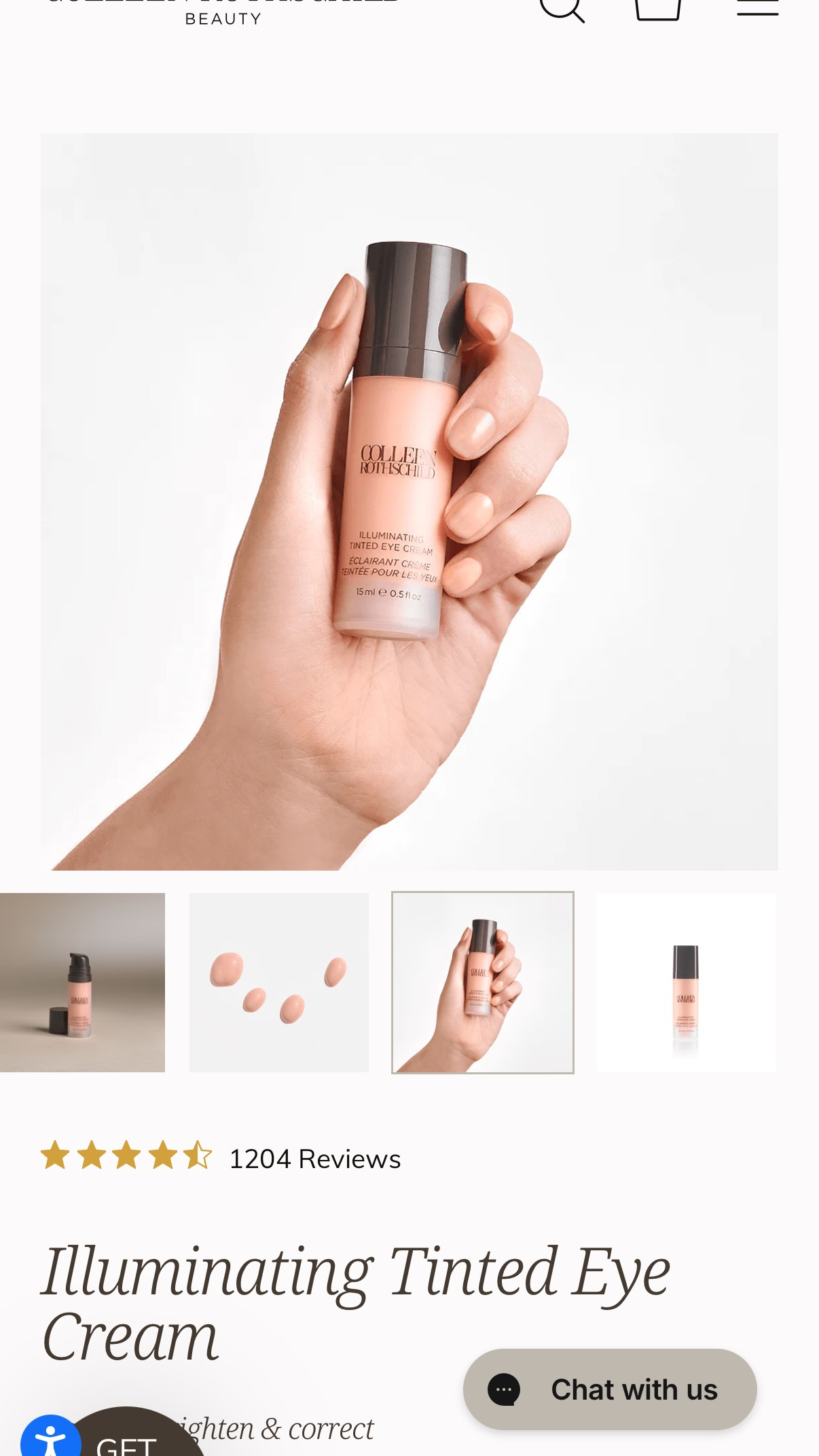 @colleenrothschild tinted illuminating eye cream is a miracle product ✨

This is a game changer product and I’m hooked forever😍



#besteyecream #beauty #illuminator #gamechanger 

#LTKBeauty #LTKU #LTKOver40