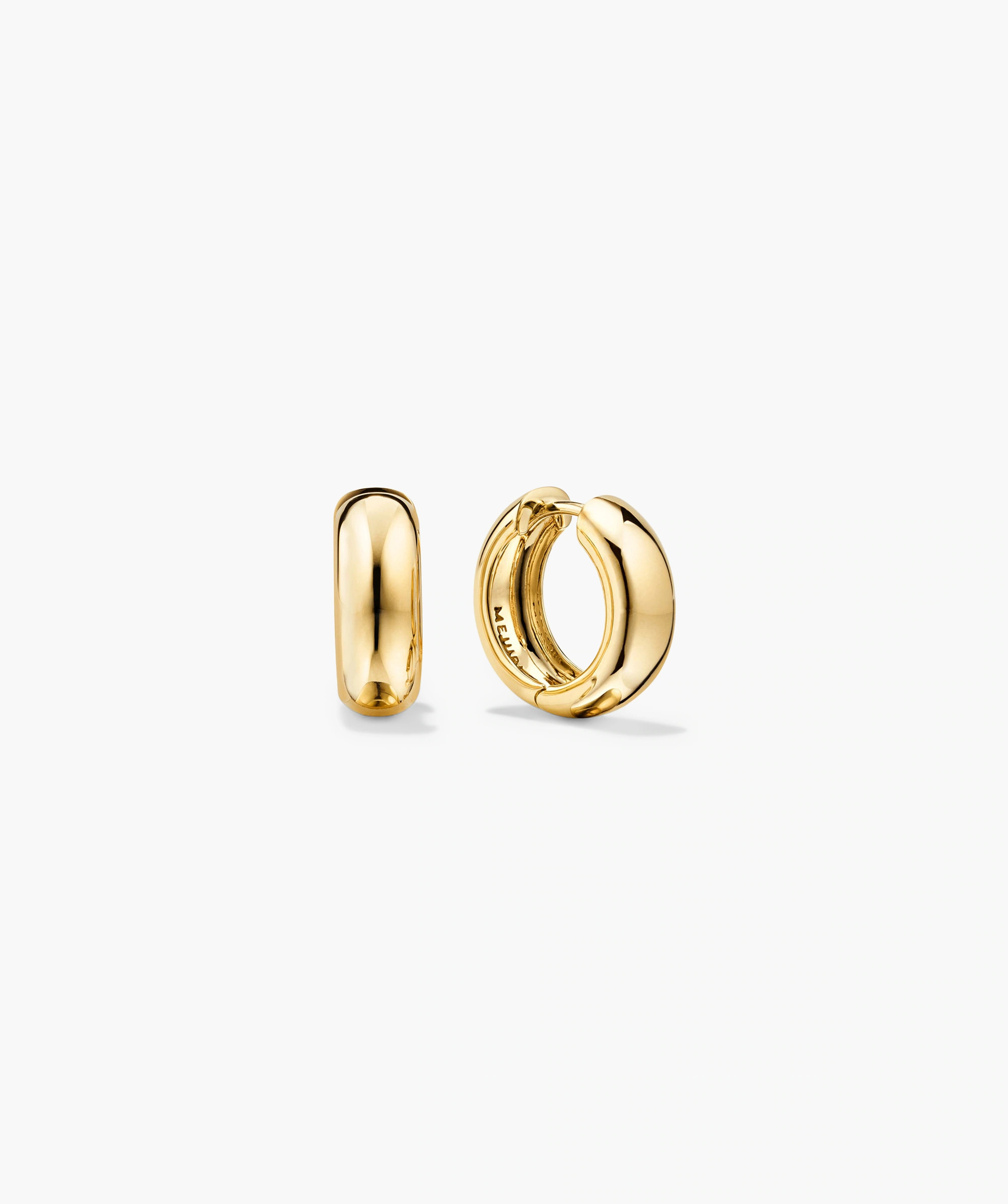 Plush Small Hoop Earrings - Jewelry | Mejuri | Mejuri Fine Crew