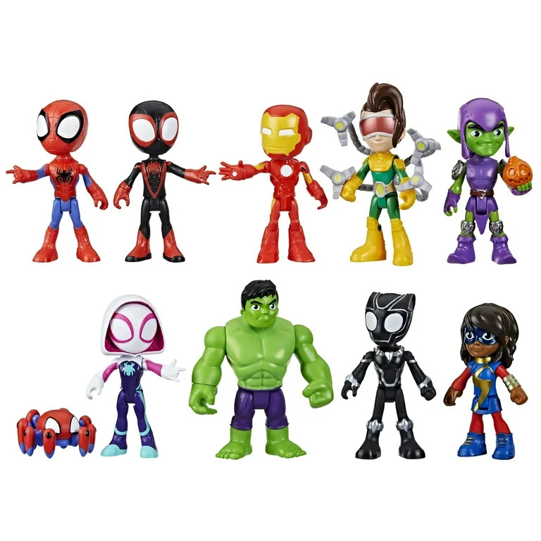 Marvel Spidey and his Amazing Friends Collection Pack Action Figures (4”/10 cm) - Walmart.com | Walmart (US)