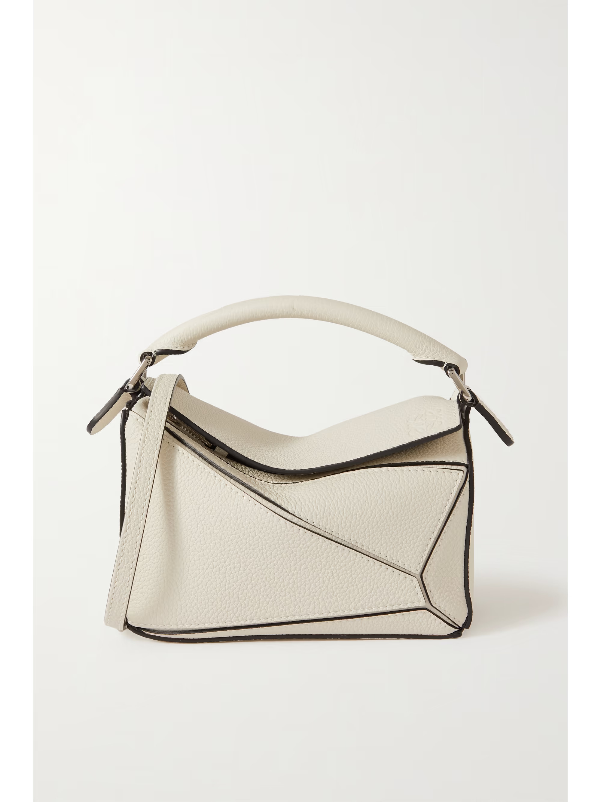 Puzzle mini textured-leather shoulder bag | NET-A-PORTER (UK & EU)