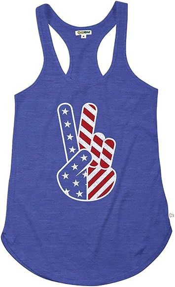 Tipsy Elves Patriotic Tank Top for Women with Classic USA Americana Stars and Stripes Women's Top... | Amazon (US)