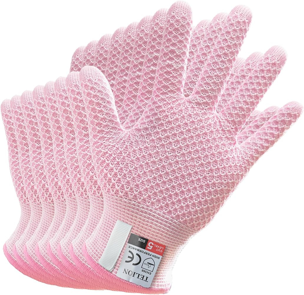 TELION Cut Resistant Gloves, EN388 Level 5 Cut Resistant Gloves, No Cut Gloves, Cut Proof Gloves,... | Amazon (US)