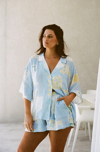 Thessy Top - Ciao Blue | SABO SKIRT (Global)