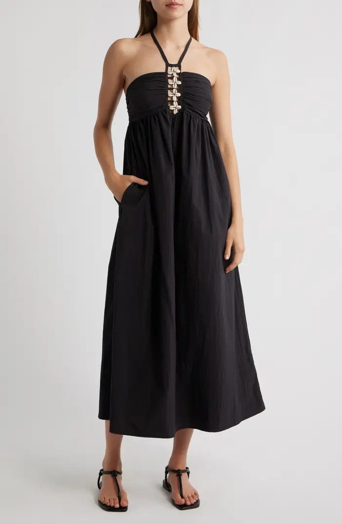 Rails Palazzo Halter Midi Dress | Nordstrom | Nordstrom