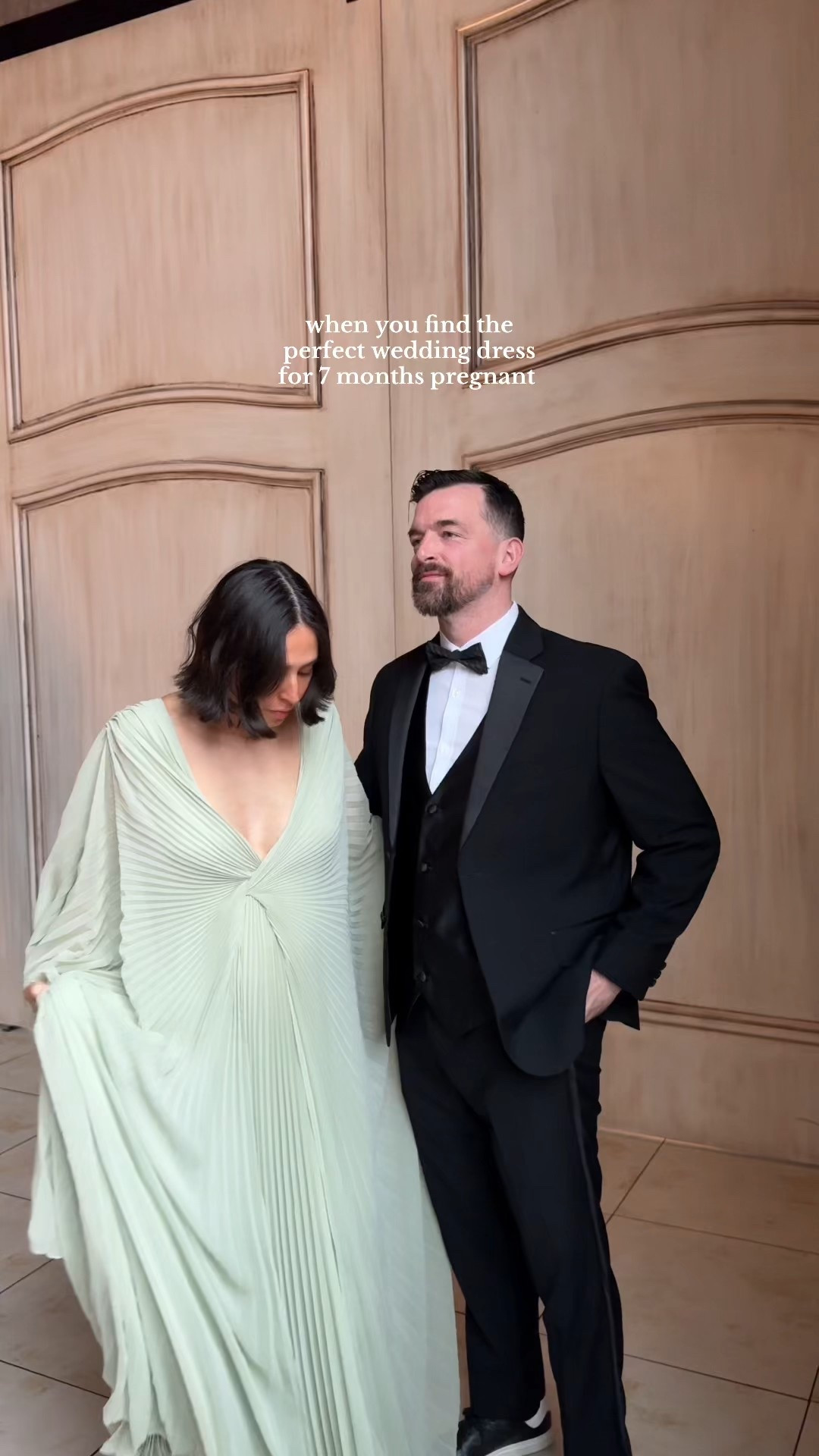 Wedding dress pregnant style!! Ordered 1 size up 

#LTKFindsUnder100 #LTKWedding #LTKBump