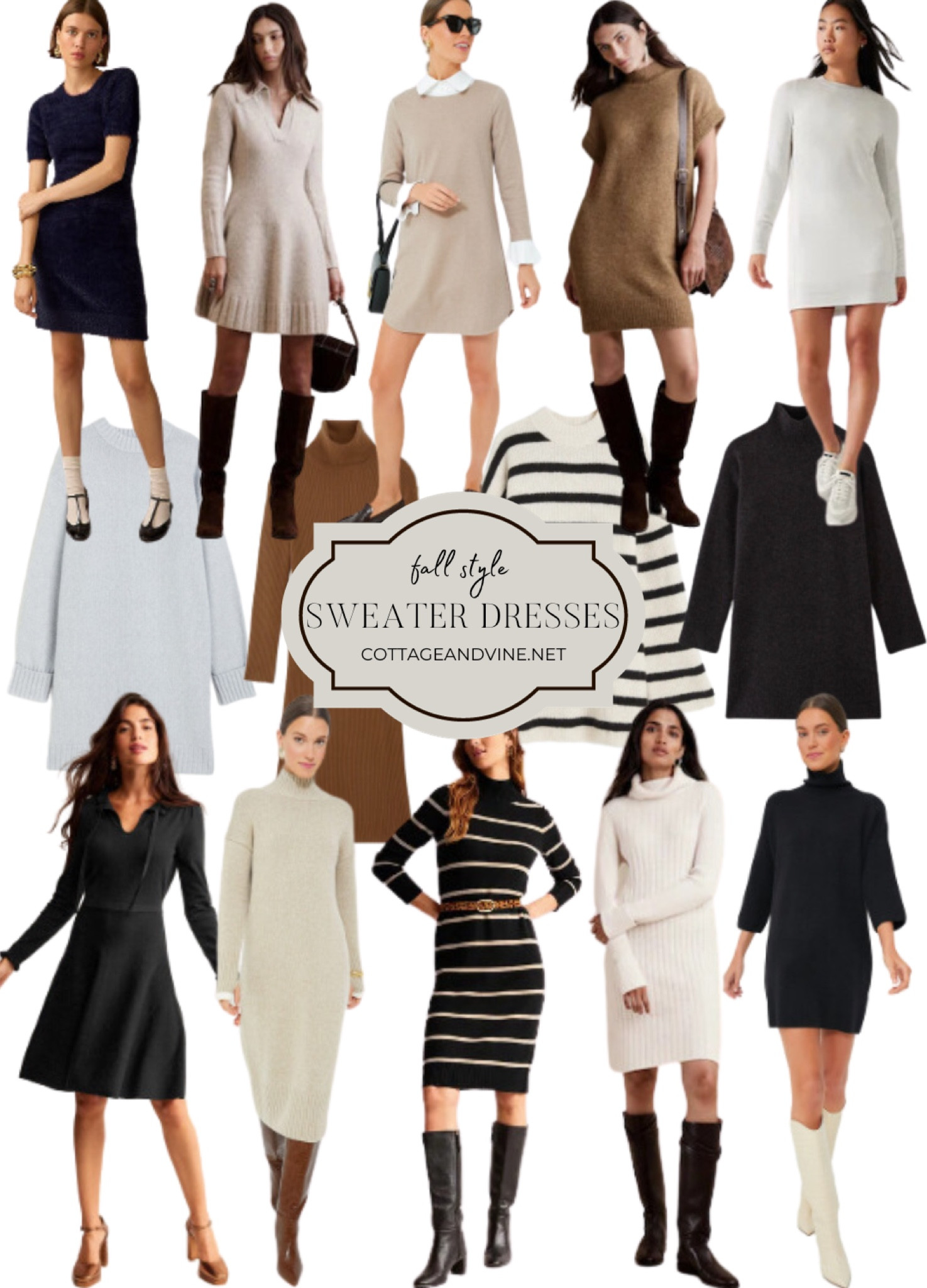 Sweater dresses & knit dresses for fall  #sweaterdress #falldresses #fallfashion

#LTKstyletip #LTKSeasonal