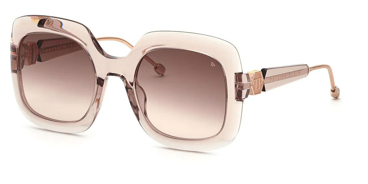 Philipp Plein SPP065S 07T1 Women’s Sunglasses Brown Size 55 | SmartBuyGlasses Global