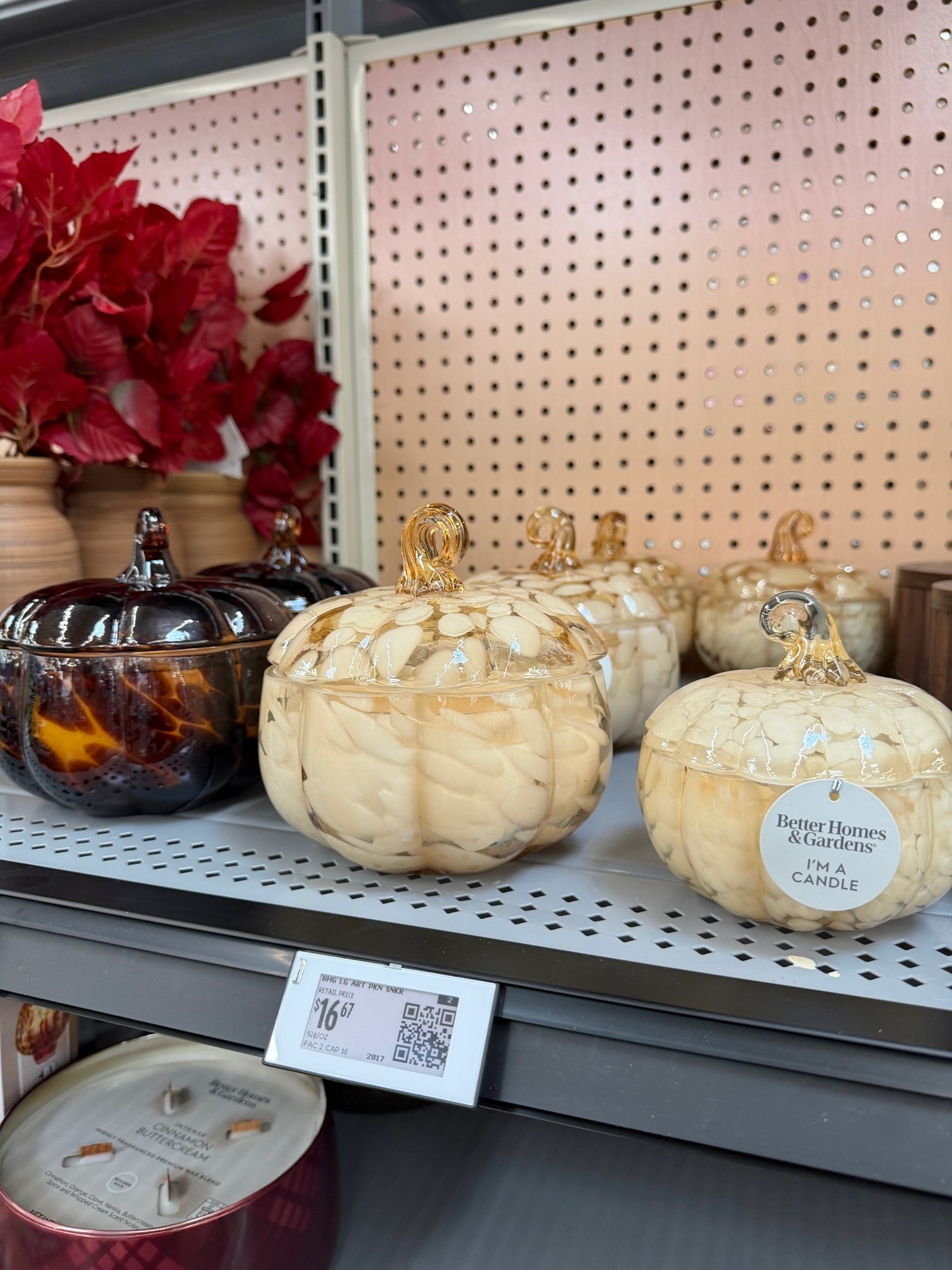 Fall candles, pumpkin candle