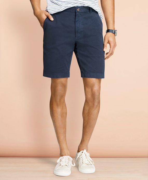 Stretch Cotton Twill Shorts Jacquard Henley Hoodie Jacquard Henley Hoodie Stripe Cotton Jersey Pocke | Brooks Brothers