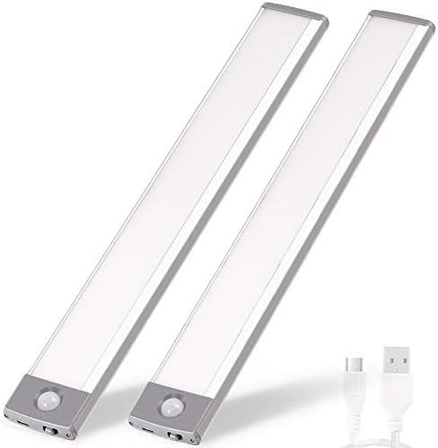 MOAMI Led Closet Light, 53-Led Dimmable USB Rechargeable Motion Sensor Magnetic Under Cabinet Lights | Amazon (US)