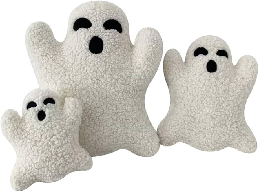 Halloween Ghost Pillow, Cute Ghost Plush Ghost Shaped Pillow, Halloween Ghost Decorative Throw Pi... | Amazon (US)