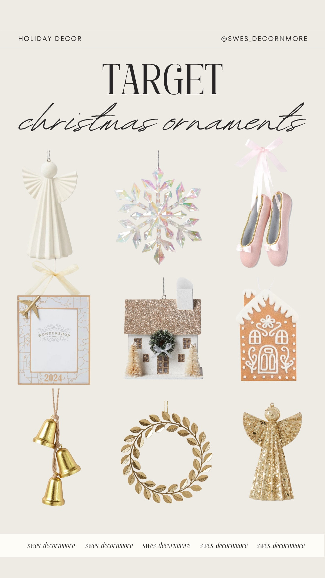 Deck the halls with Target's charming Christmas ornaments! From classic to homey, these affordable finds will add a festive touch to your tree.

#LTKHoliday #LTKSeasonal #LTKStyleTip