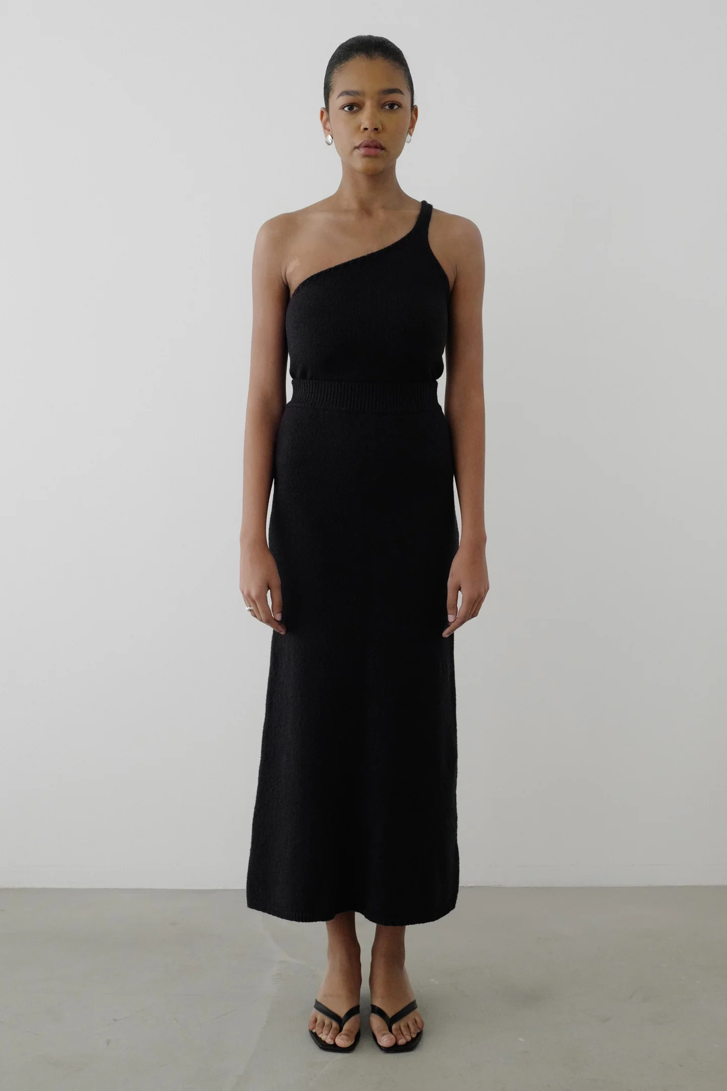 Umi Maxi Skirt, black | Almada Label