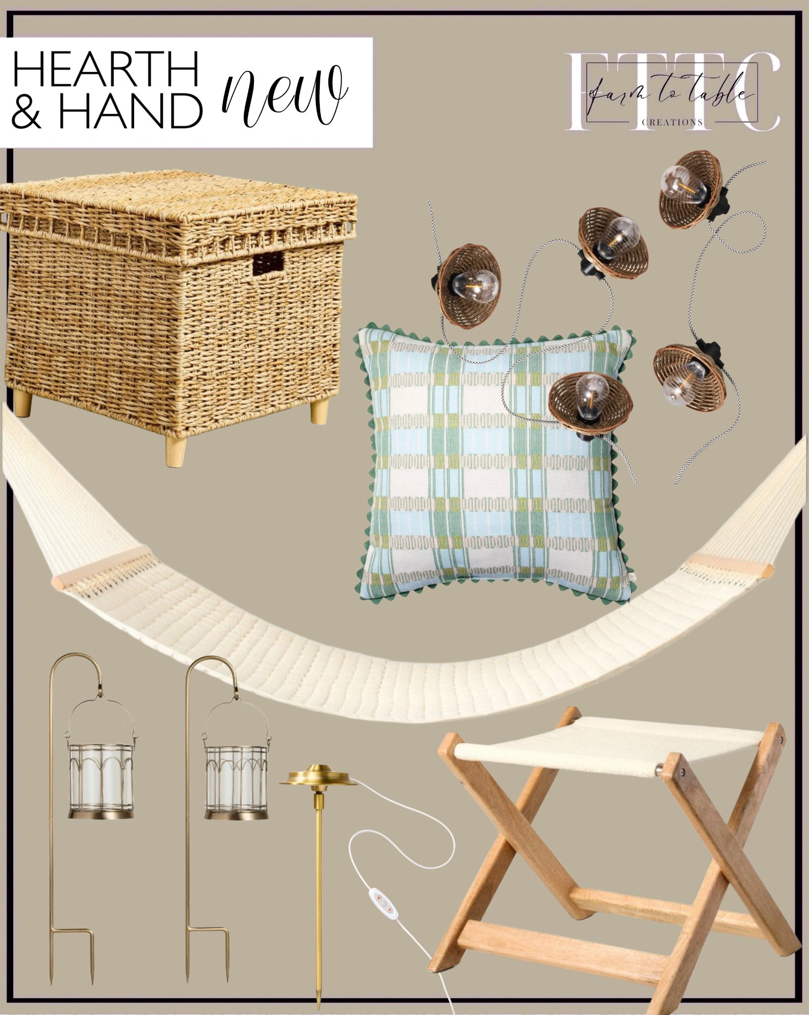 Hearth & Hand x Target New Summer Finds. Follow @farmtotablecreations on Instagram for more inspiration.

Loving the new Hearth & Hand Summer releases. These items will be available April 13th. 

Outdoor Lawn Games | Summer Home Finds | Outdoor Patio Finds | Living Room | Spring Refresh |  Bedroom Finds | Neutral Stems | Spring Stems | Bookshelf Decor | Bedroom Space | Cozy Corner | Bathroom | Curated Entryway | Spring  Decor | End of Year Clearance | Trending Decor | Viral Decor  | Coffee Table Decor | Neutral Decor | Stem Sale | Target Finds | Skinny Bench | Bedroom | Living Room | Breakfast Nook | Amazon Home | Target Sale | Loloi Rugs | Magnolia Home | console table | console table styling | faux stems | entryway space | front porch decor | neutral decor | entryway decor | cozy home | affordable decor |  home decor | home inspiration | console styling | entryway rug | cozy moody home | moody home decor | neutral home | bathroom decor | living room | spring decor | Hearth & Hand | Studio McGee | 2025 Home Trends | trending home | Walmart Home Finds


#LTKSeasonal #LTKFindsUnder50 #LTKHome