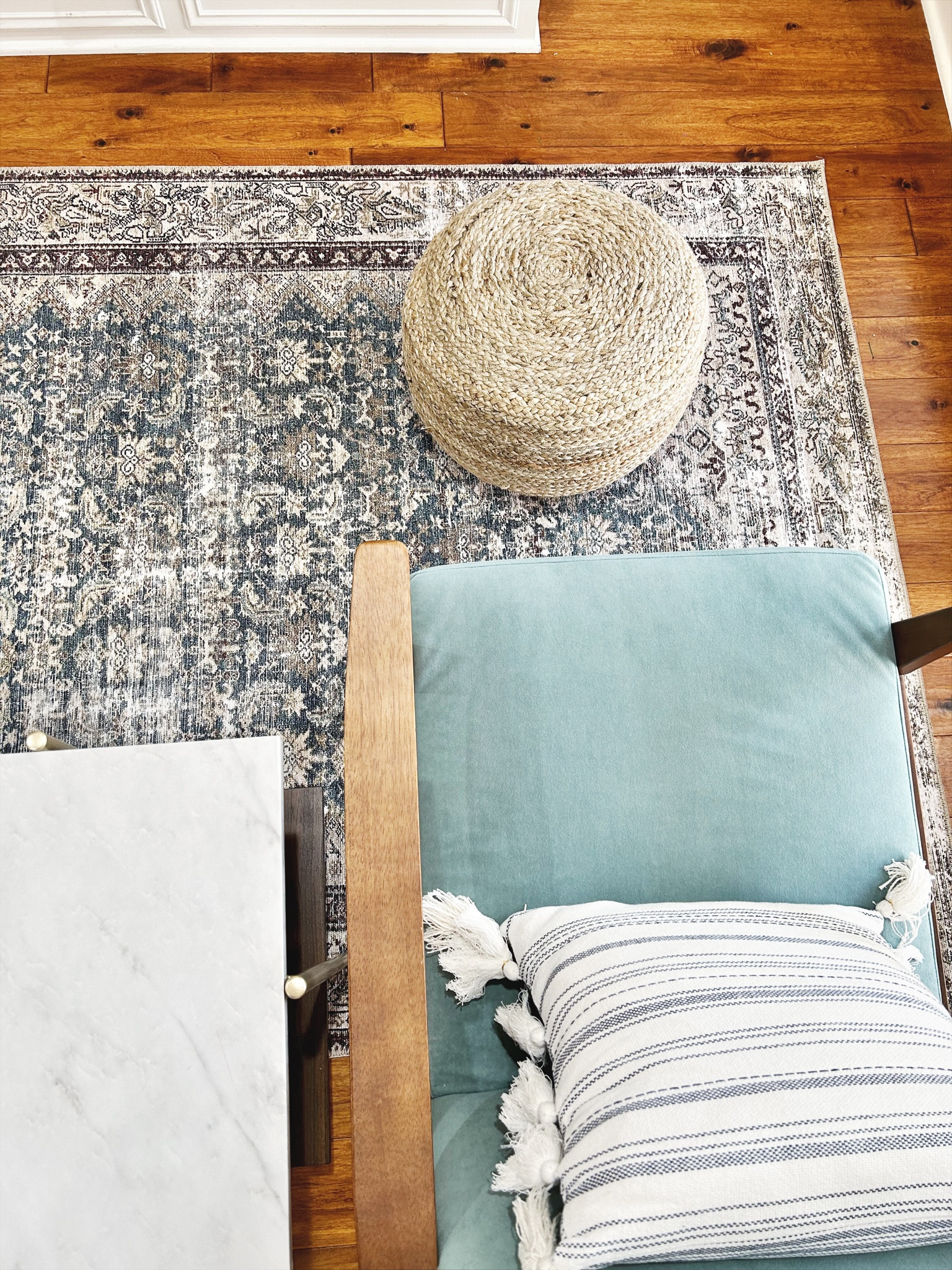 Sitting room inspiration. We love this area rug in front of our fireplace. It’s such a great spot to sit and chat or read! My rug and jute pouf are currently on sale. Linking a few extra pouf options!

Woven ottoman, round ottoman, jute ottoman, foot stool, pouf for nursery, pouf for bedroom, living room, bedroom, area rug, printed area rug, small rug, living room rug, rugs livingroom, Loloi, Loloi rug, amber Lewis x Loloi, oriental, Persian, accent chair, mid century modern, accent table, faux marble table

#LTKsalealert #LTKFind #LTKhome