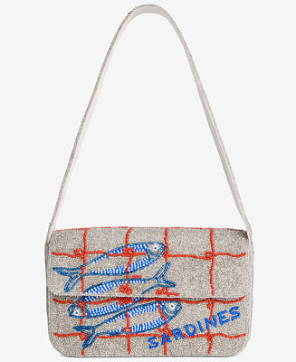 Hand Beaded Shoulder Bag | Macy's