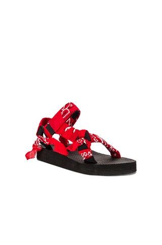 Arizona Love Trekky Bandana Sandal in Red Bandana from Revolve.com | Revolve Clothing (Global)