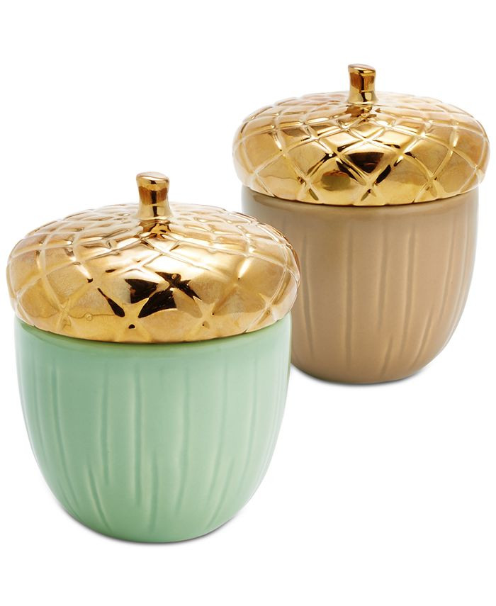 Harvest 2-Pc. Acorn Cocottes, Created for Macy's | Macys (US)